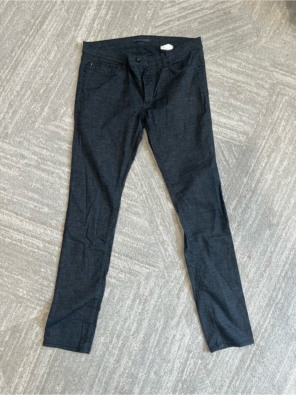John Varvatos Slim Jeans in Dark Charcoal